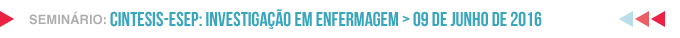 Simpósio Cintesis - ESEP - I+I&D em Enfermagem